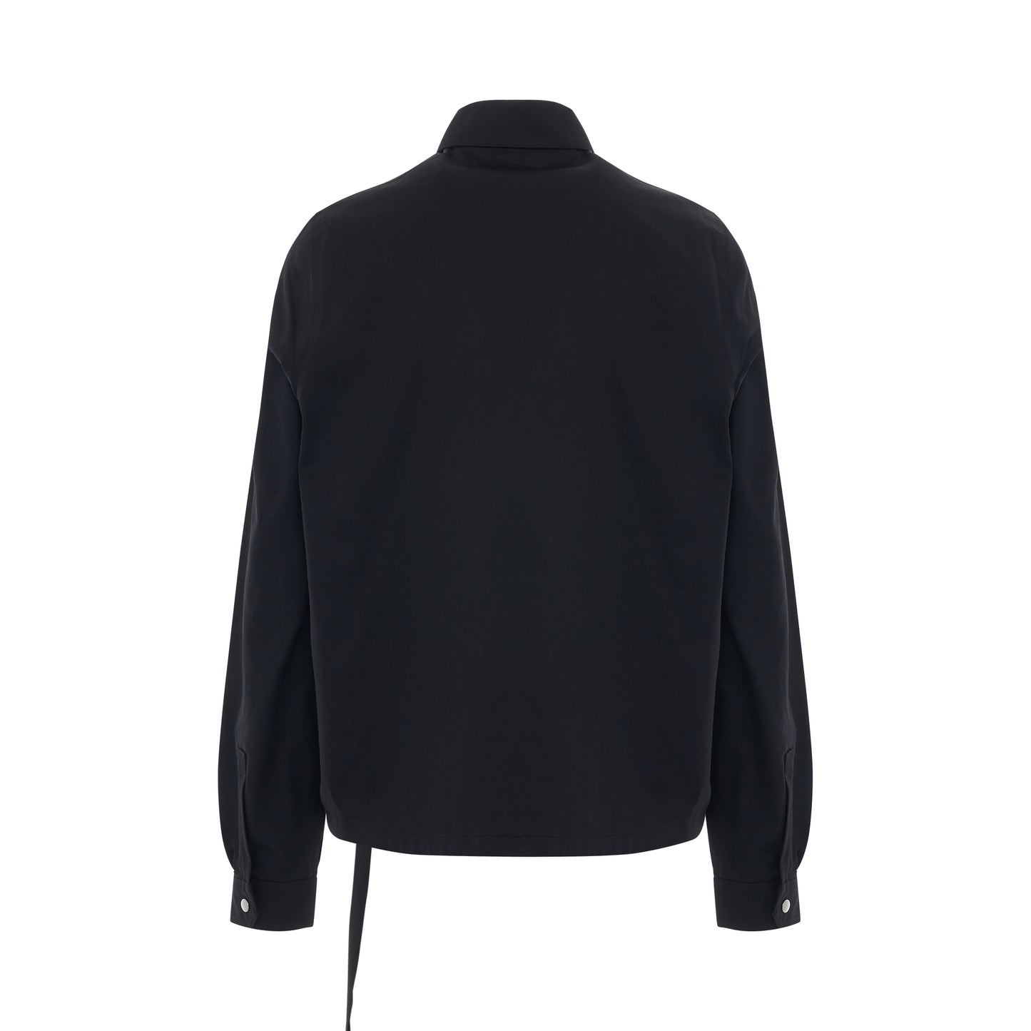 DRKSHDW Cotton Twill Snapfront Jacket in Black