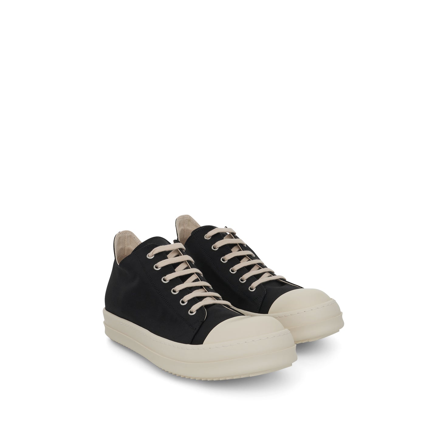 DRKSHDW Ramones Cotton Nylon Low Sneaker in Black/Milk
