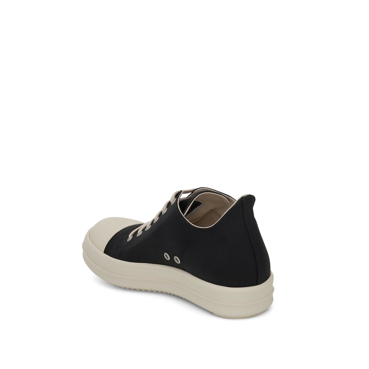 DRKSHDW Ramones Cotton Nylon Low Sneaker in Black/Milk