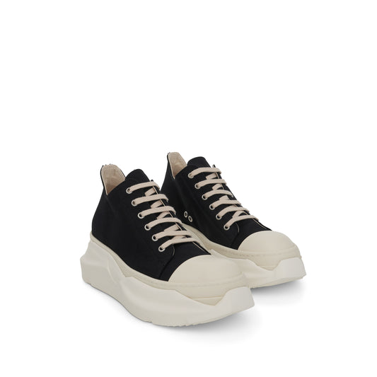 DRKSHDW Abstract Denim Low Sneaker in Black/Milk