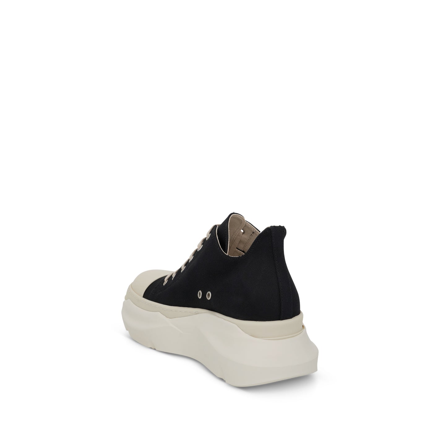 DRKSHDW Abstract Denim Low Sneaker in Black/Milk