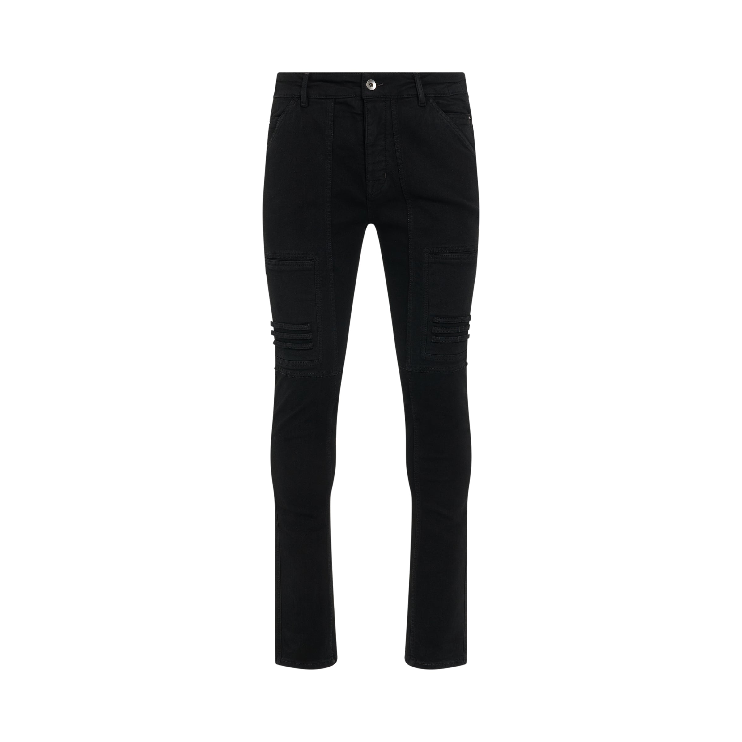 DRKSHDW Easy Nagakin Joggers Denim Pants in Black