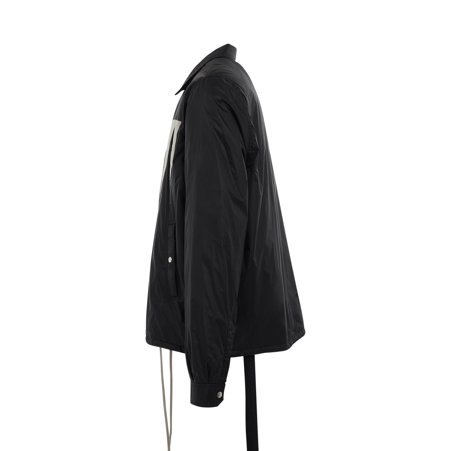 DRKSHDW Woven Snapfront Padded Jacket in Black