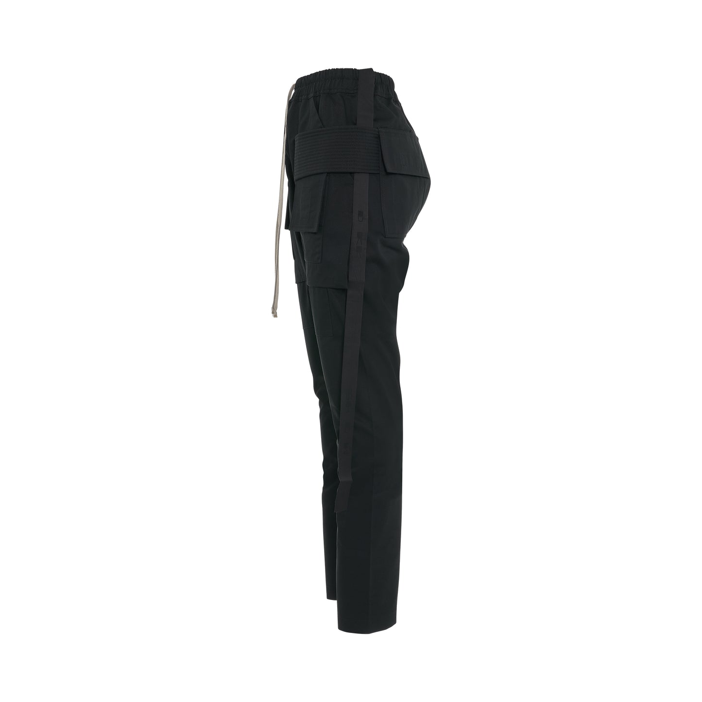 DRKSHDW Creatch Cargo Drawstring Pants in Black
