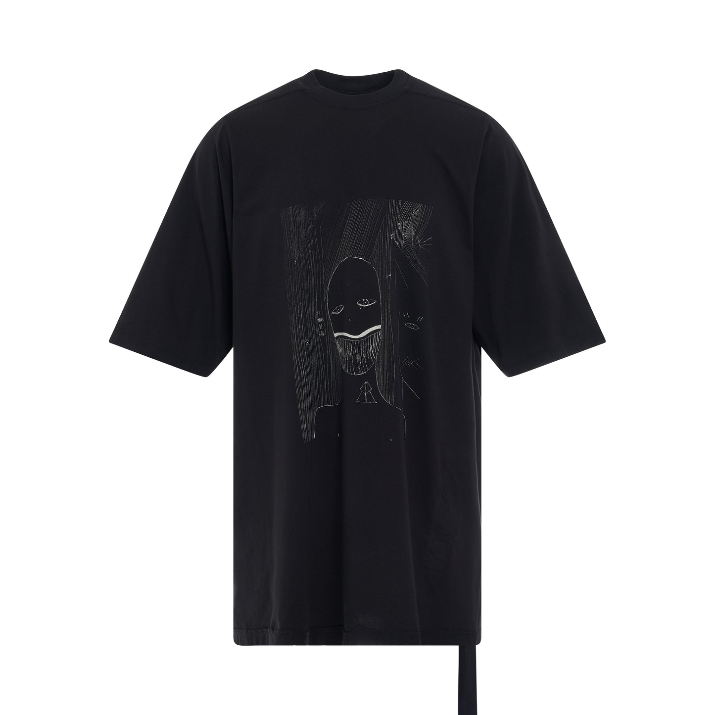 DRKSHDW Jumbo Short Sleeve T-Shirt in Black/Pearl