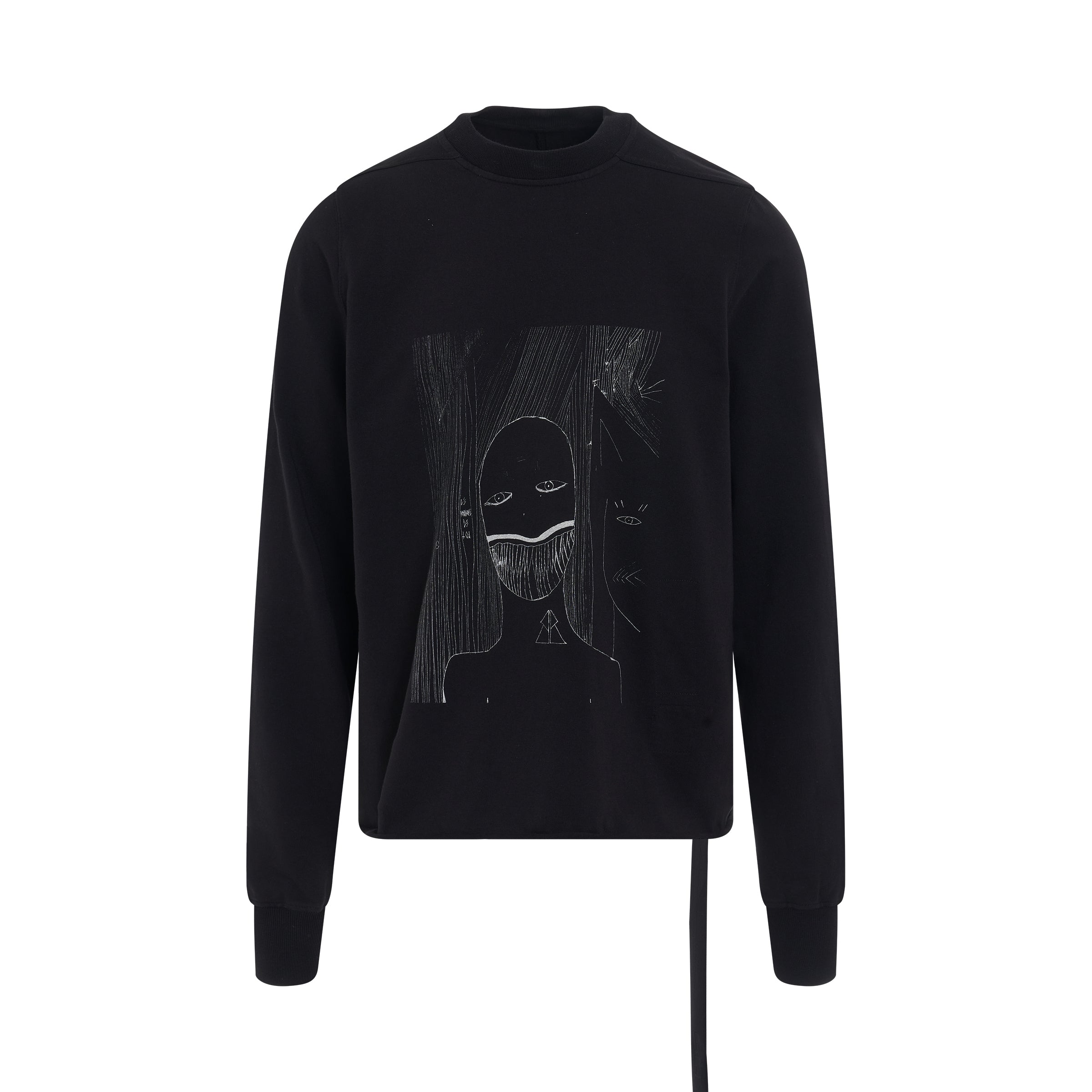 DRKSHDW Crewneck Sweatshirt in Black/Pearl