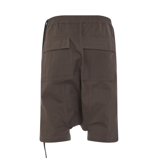 DRKSHDW Drawstring Pods Woven Pants in Dust