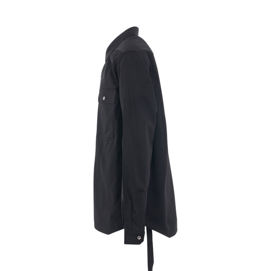 DRKSHDW Woven Outershirt in Black