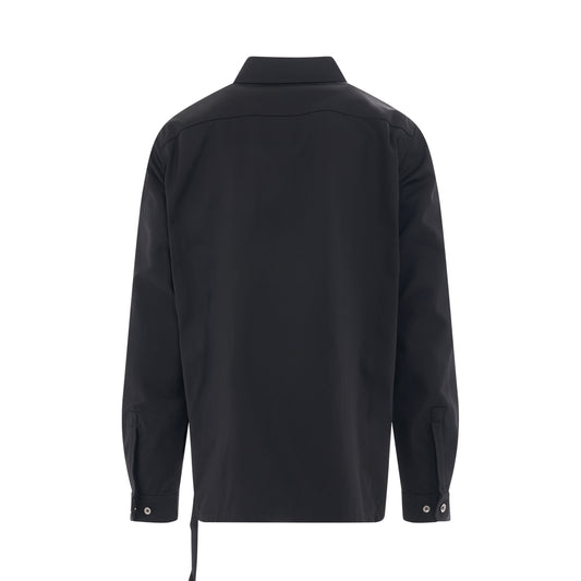 DRKSHDW Woven Outershirt in Black