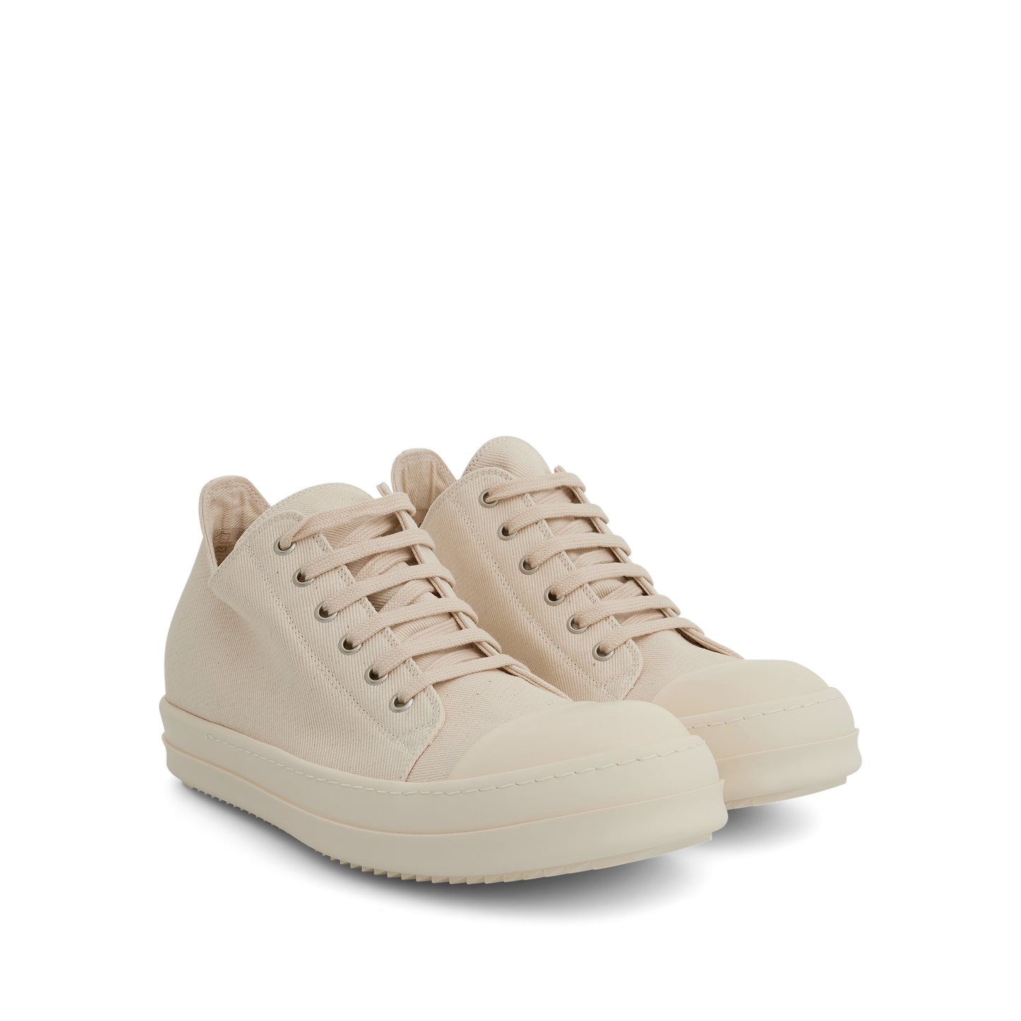 DRKSHDW Ramones Low Denim Sneaker in Natural/Milk