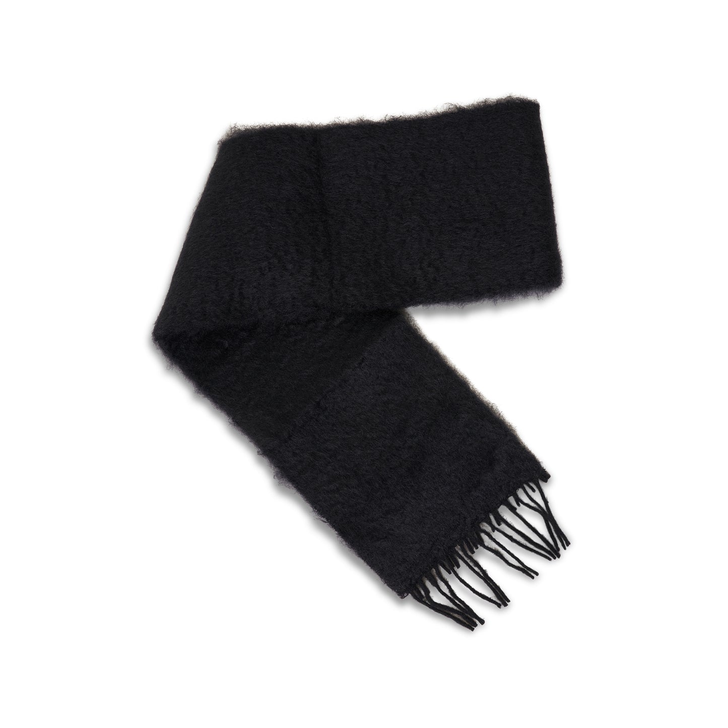 Mohair Scarf in Black