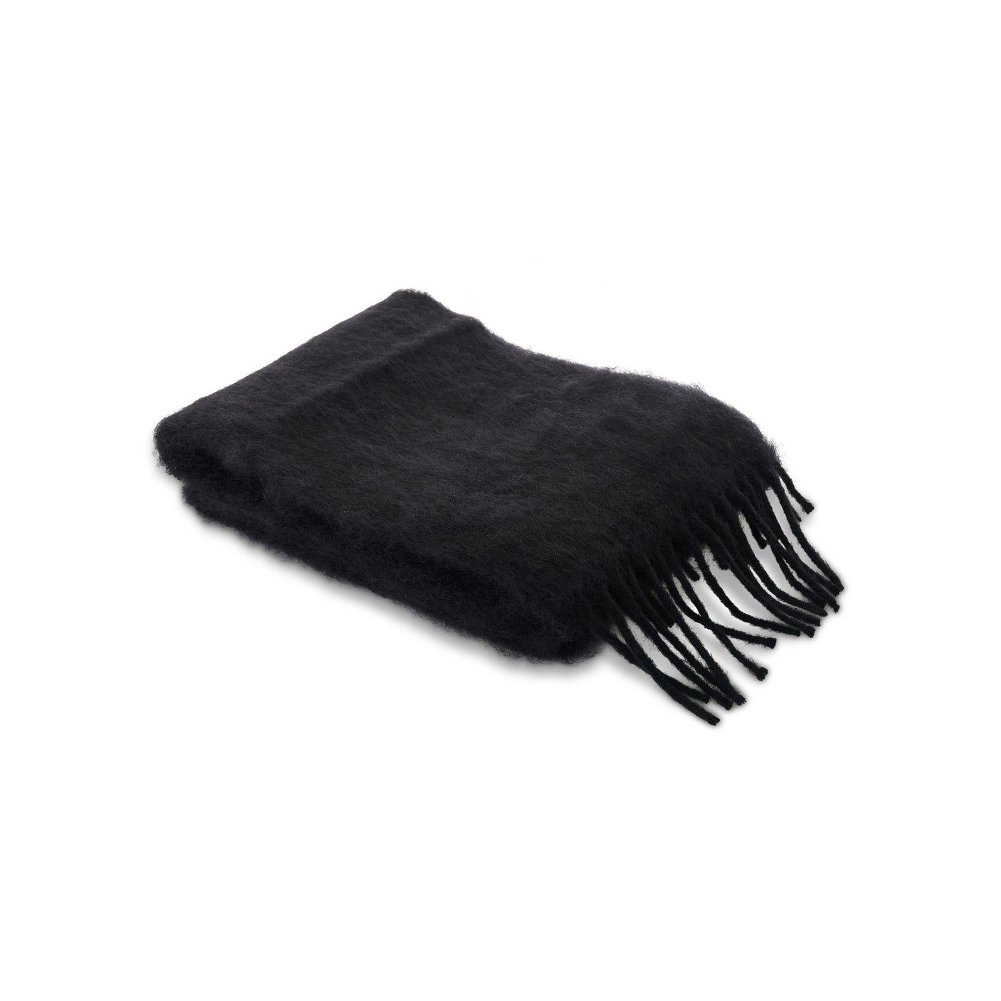 Mohair Scarf in Black