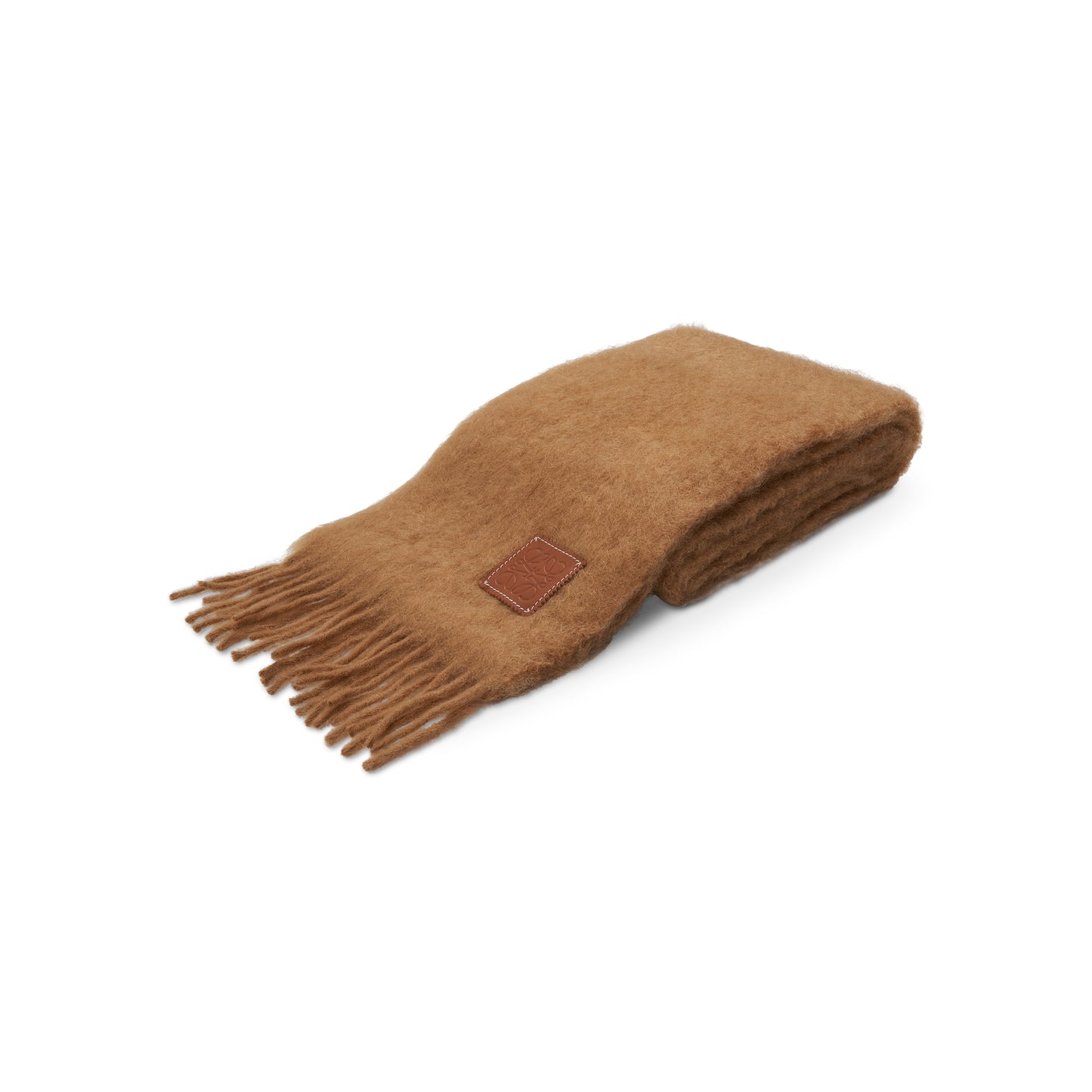 Mohair Scarf in Camel