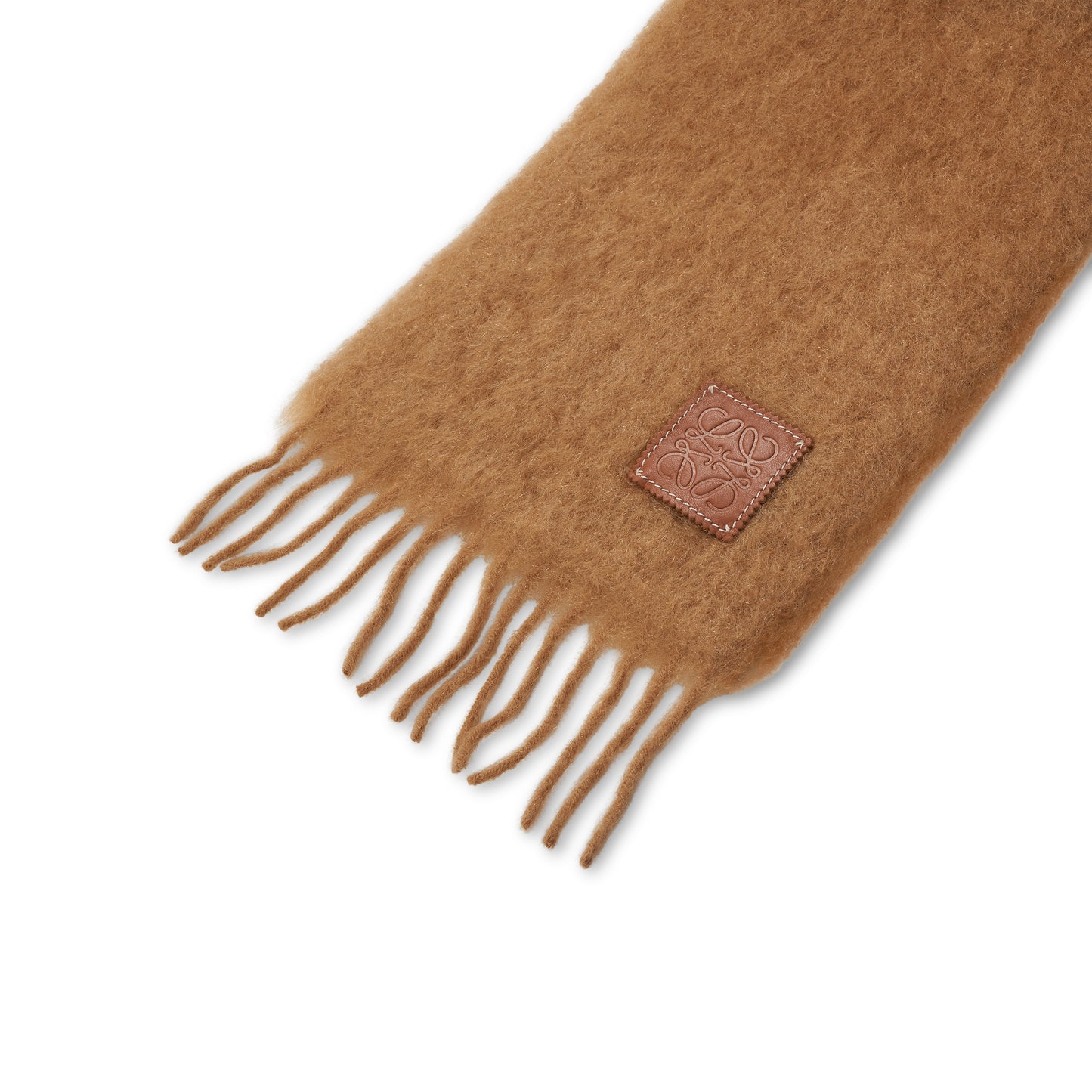 Mohair Scarf in Camel