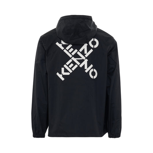 Kenzo Sport X Logo Jacket in Black