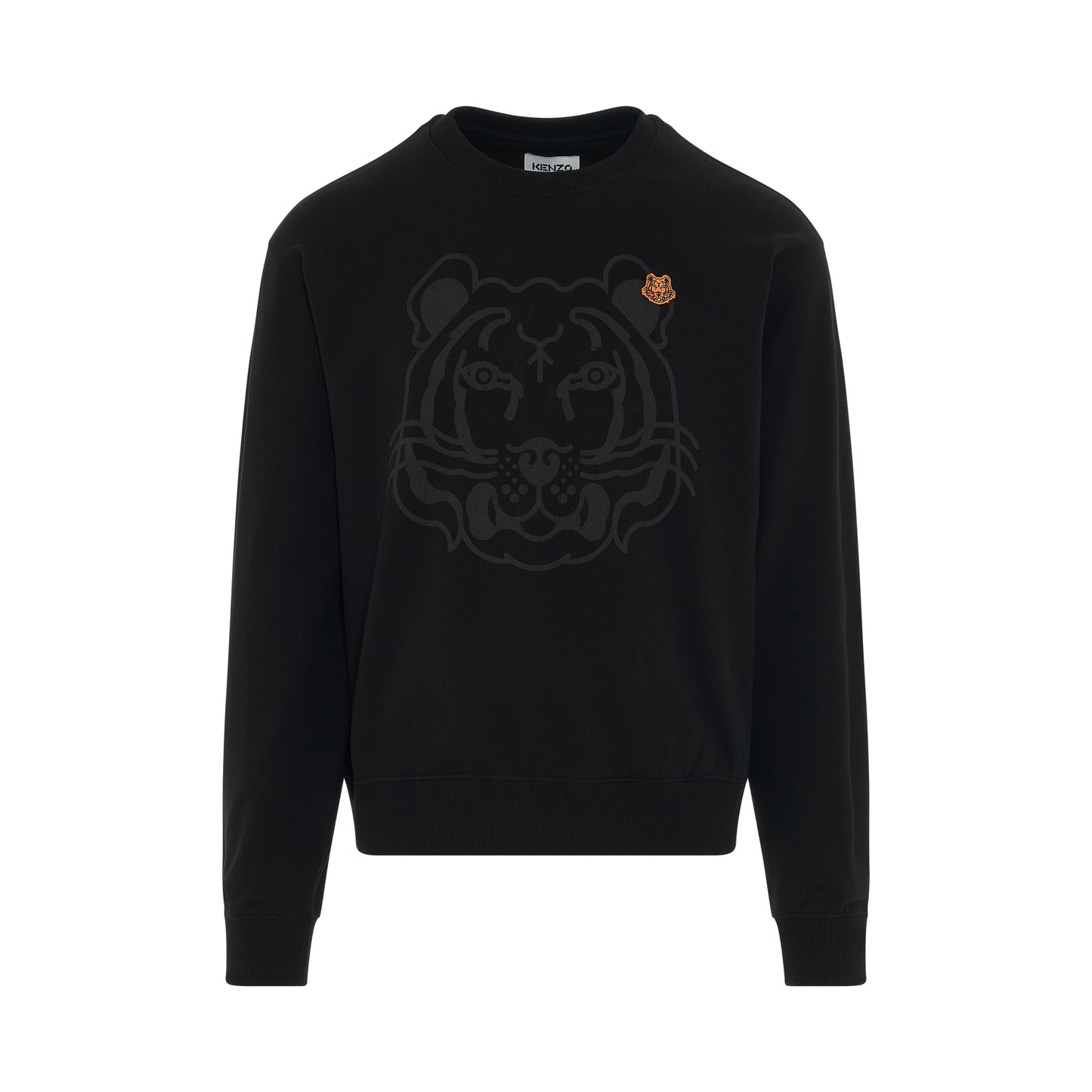 K-Tiger Abstract Sweatshirt in Black