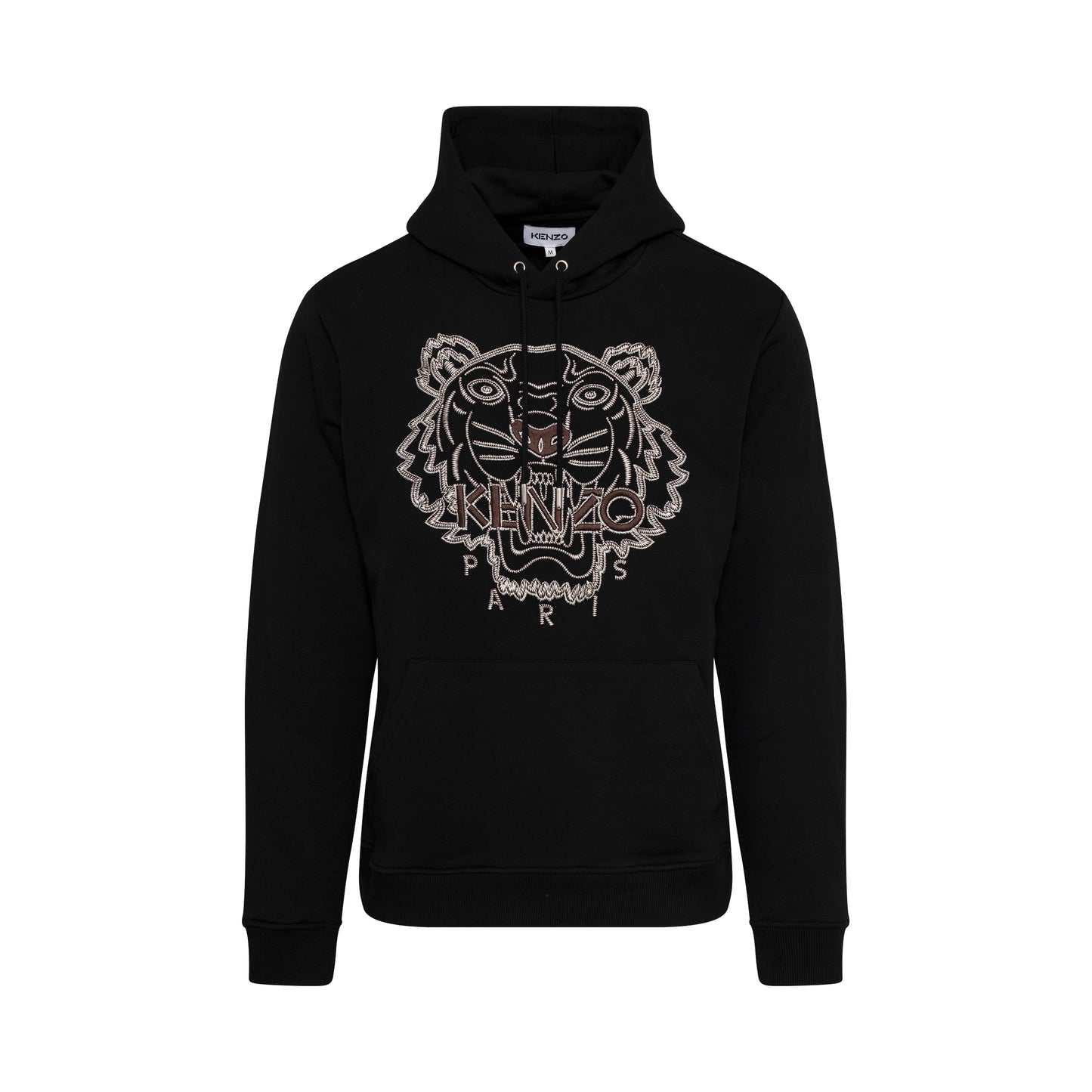 Kenzo Tiger Embroidered Hoodies in Black
