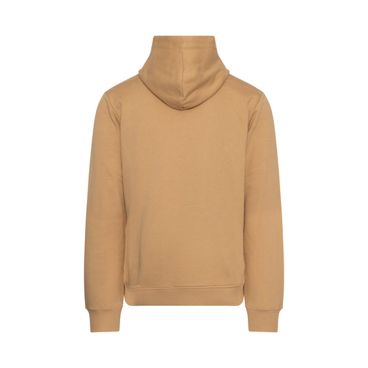 Tiger Embroidered Hoodie in Beige