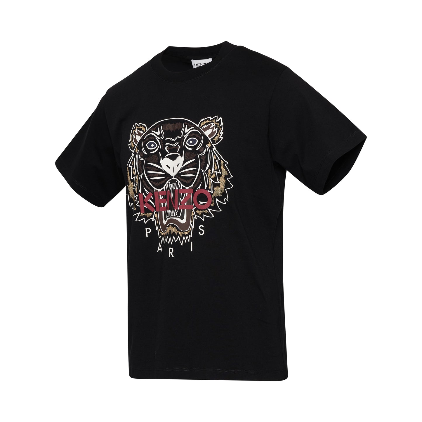 Tiger Print T-Shirt in Black