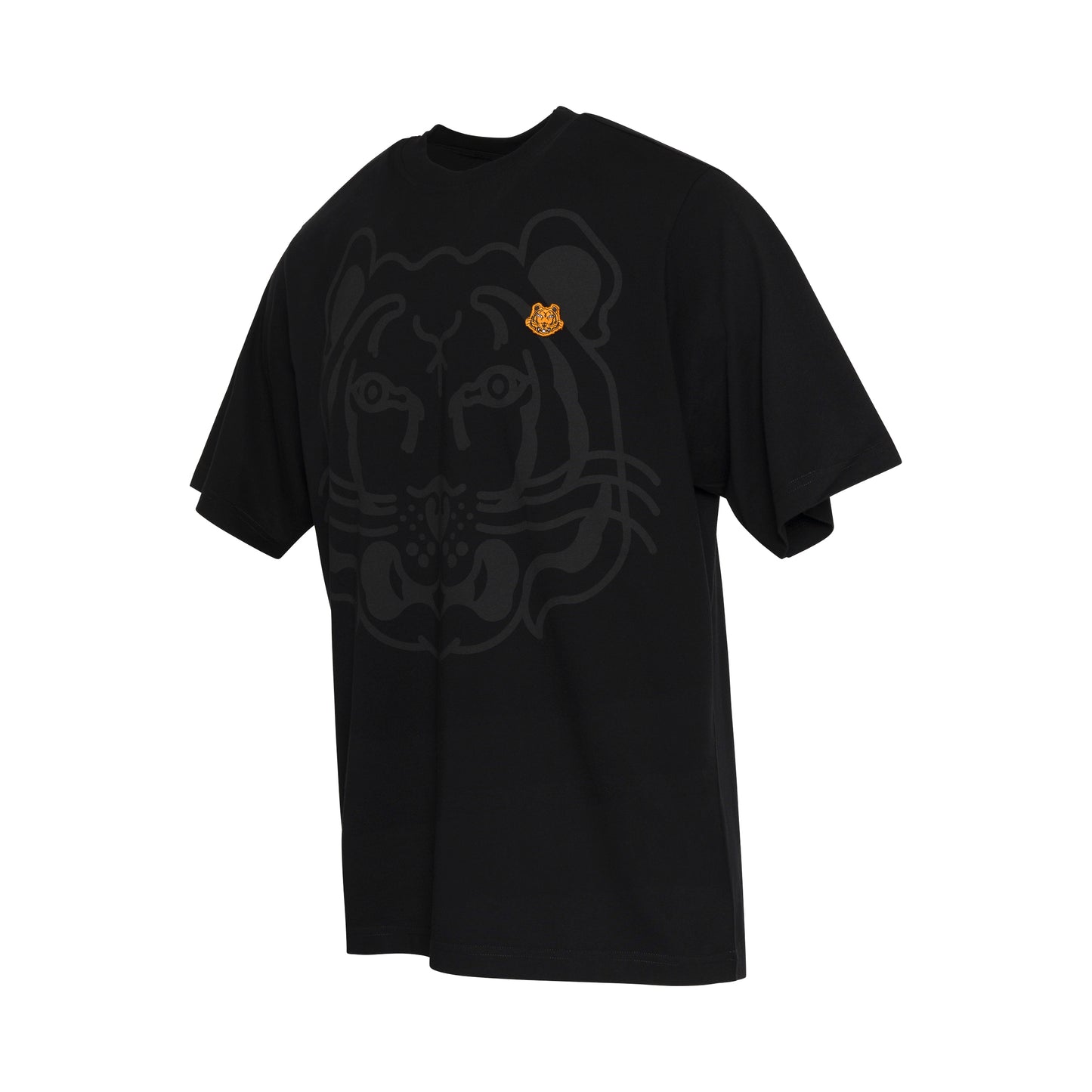 K-Tiger Abstract T-Shirt in Black