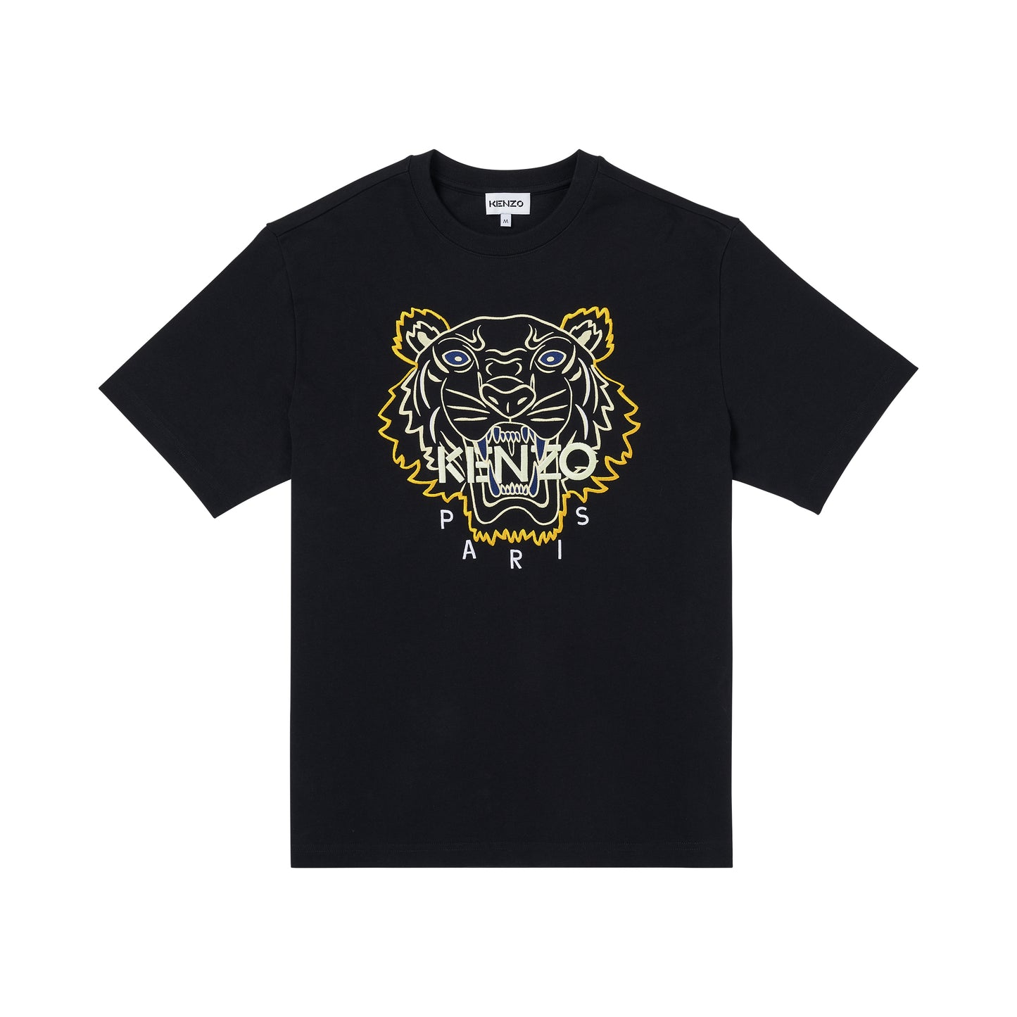 Iconic Classic Tiger Embroidered T-Shirt In Black