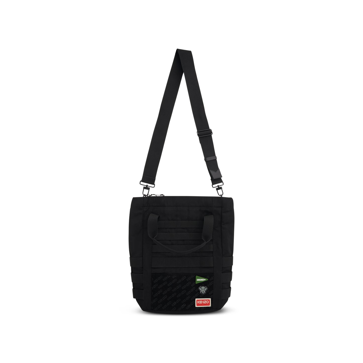Jungle Shopper/Tote Bag in Black