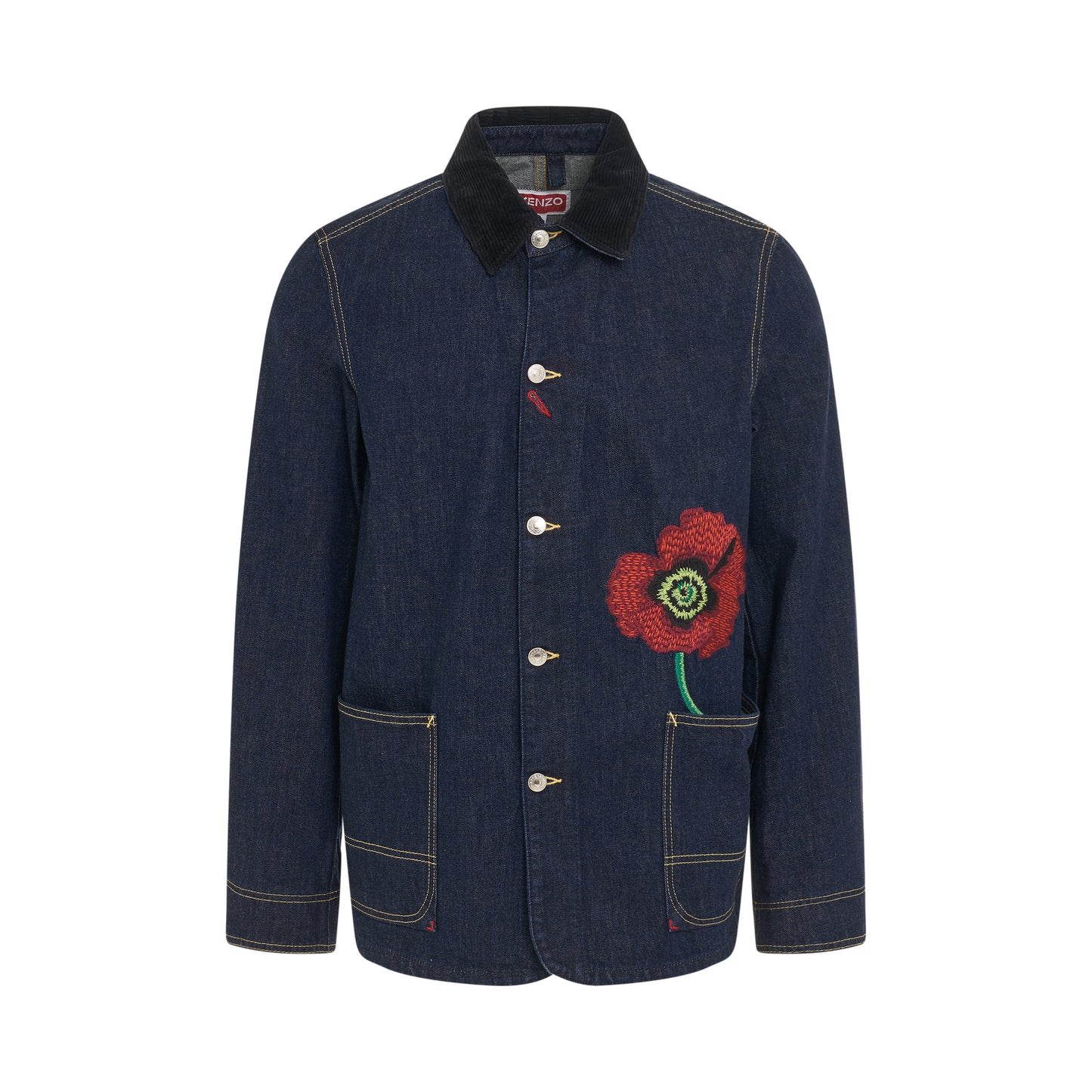 Poppy Workwear Denim Jacket in Ink