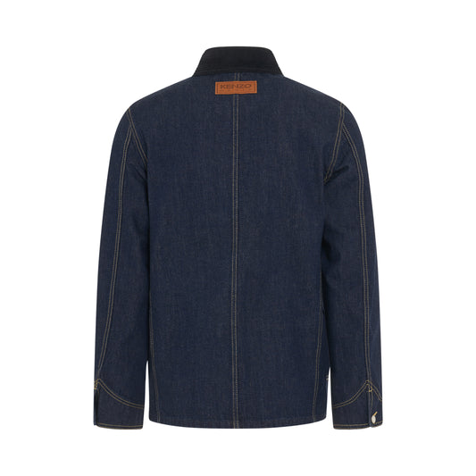 Poppy Workwear Denim Jacket in Ink