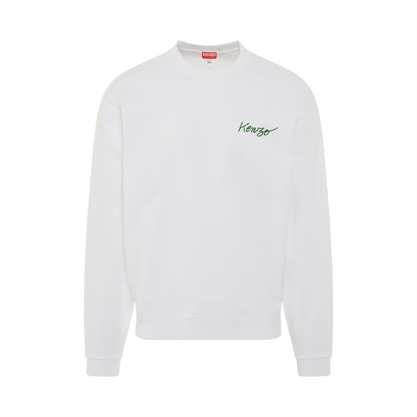 Poppy Print Sweatshirt in White