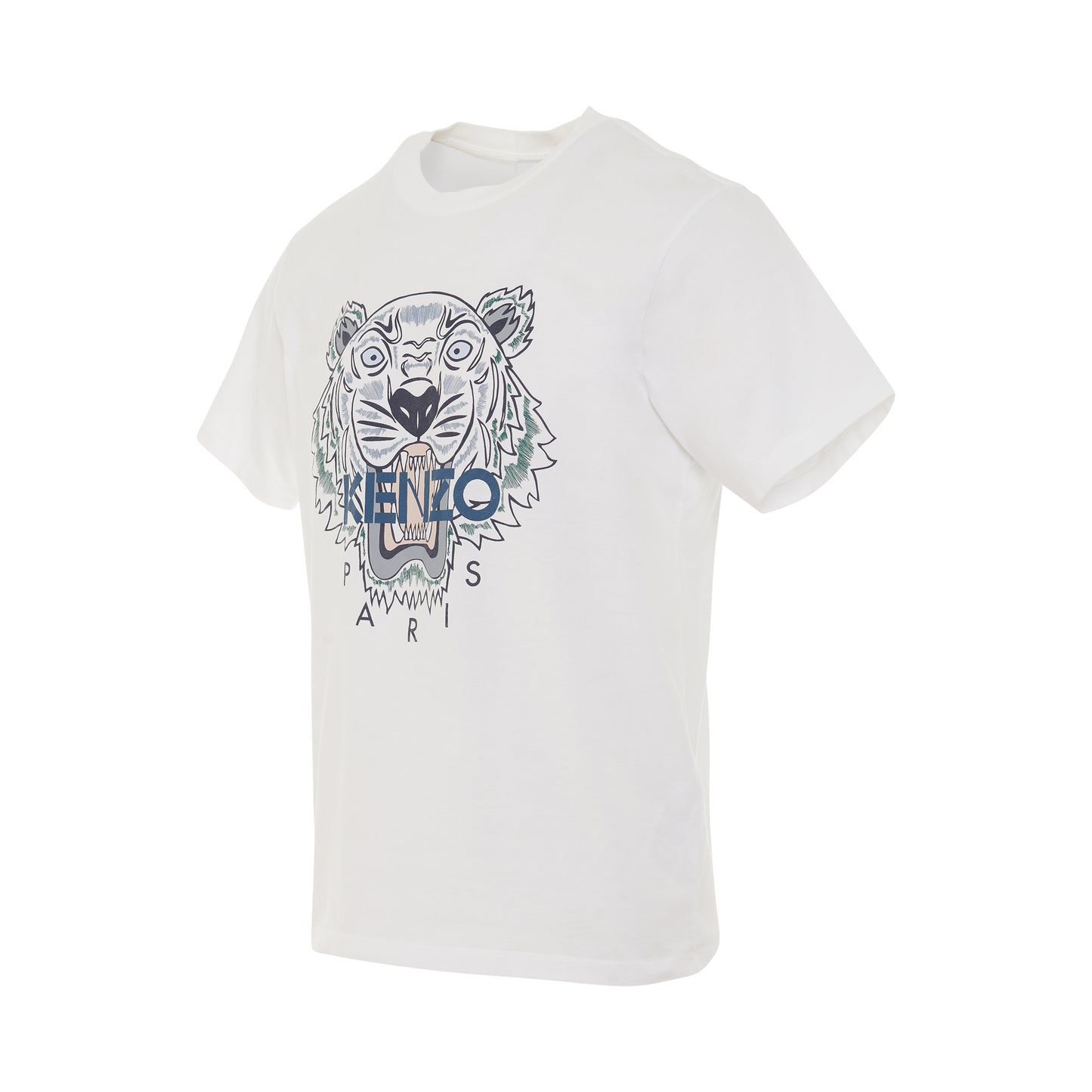 Classic Tiger Logo T-Shirt in White