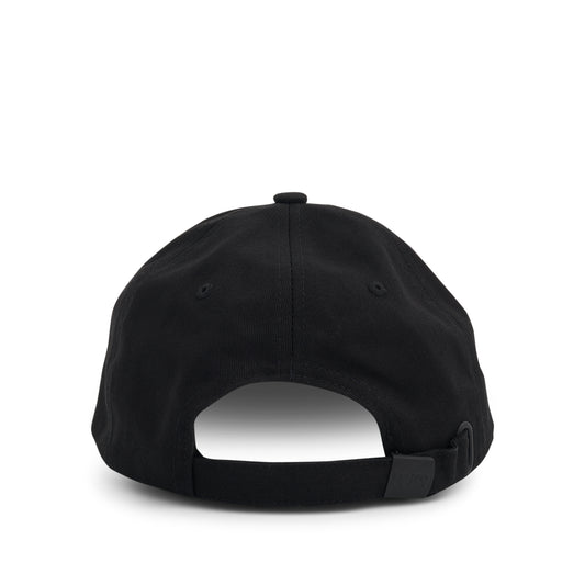 Paris Baseball Cap in Black