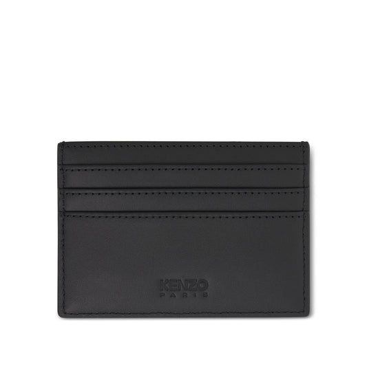 Paris Leather Cardholder in Black