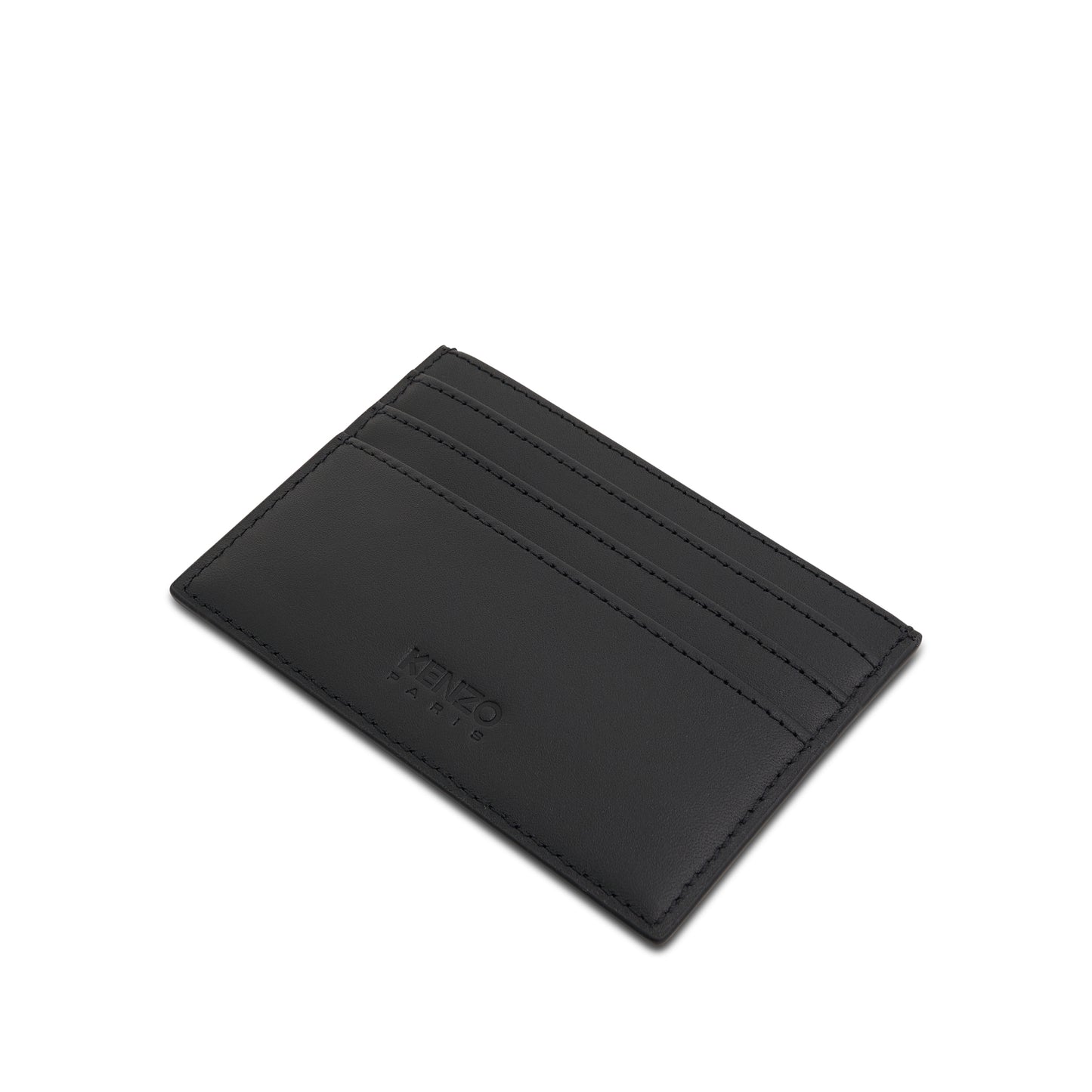 Paris Leather Cardholder in Black