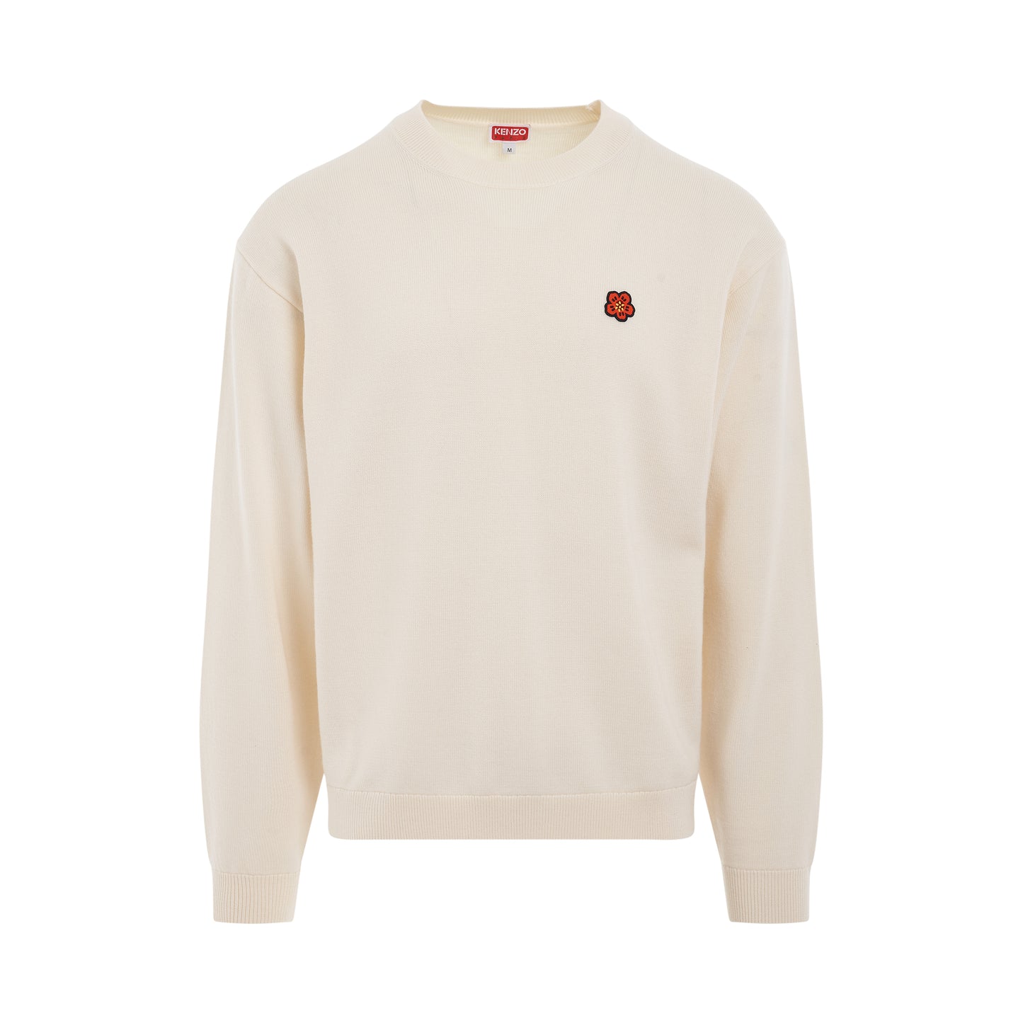 Boke Flower Crest Jumper in Off White