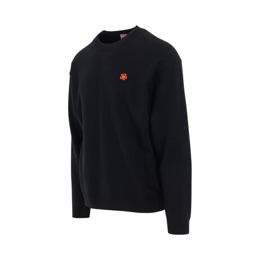 Boke Flower Crest Jumper in Black