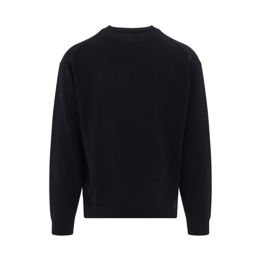 Boke Flower Crest Jumper in Black