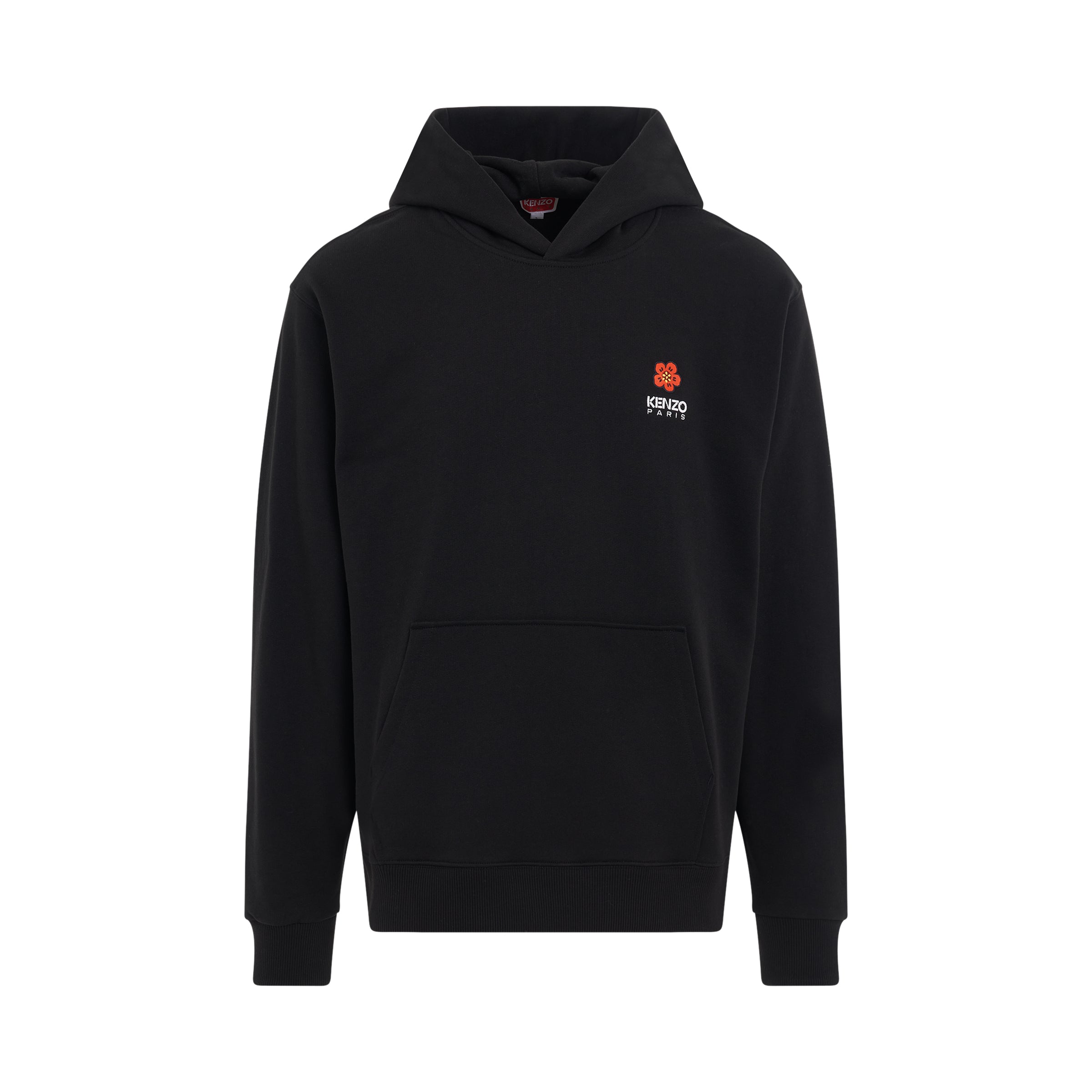 Boke Flower Crest Classic Hoodie in Black