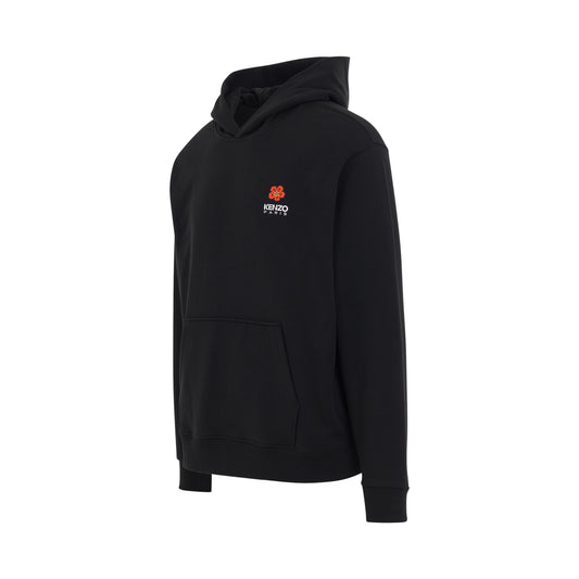 Boke Flower Crest Classic Hoodie in Black