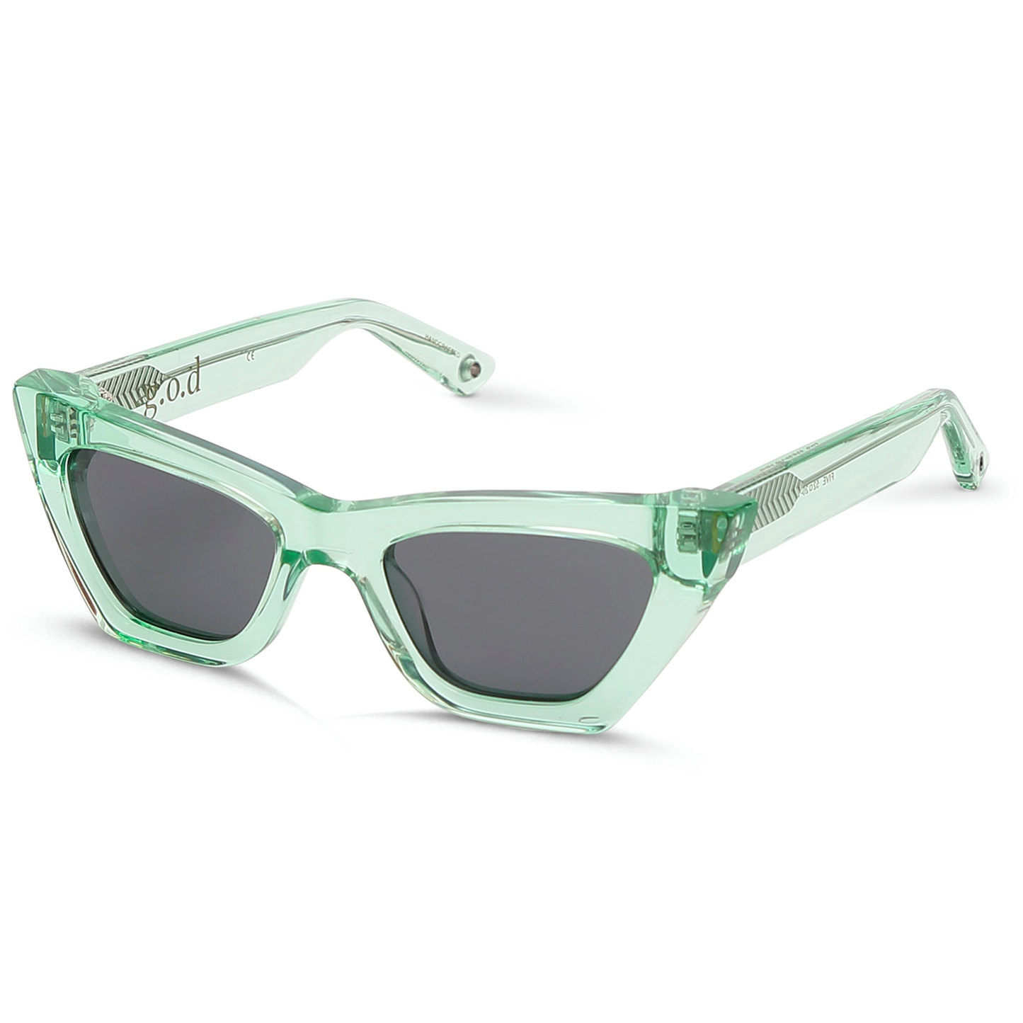 Five Mint Sunglass with Grey Lens