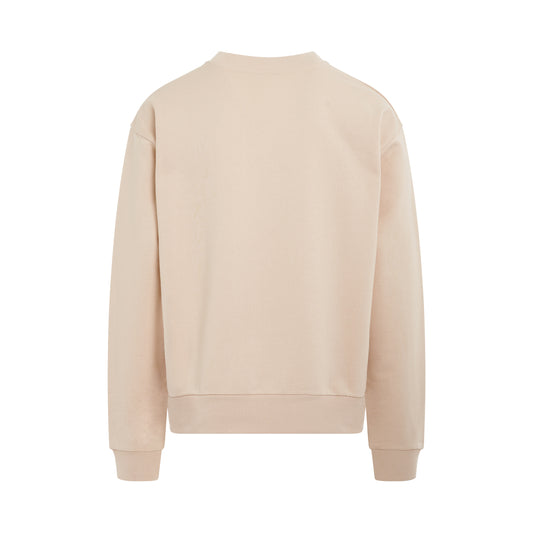 Classic Chest Logo Sweatshirt in Ivory