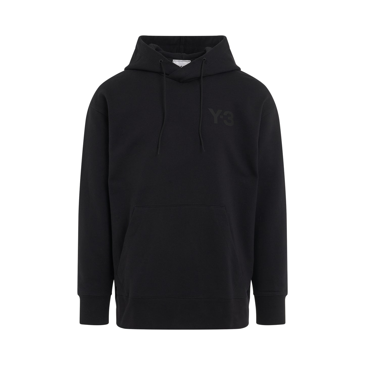 Classic Chest Logo Hoodie in Black