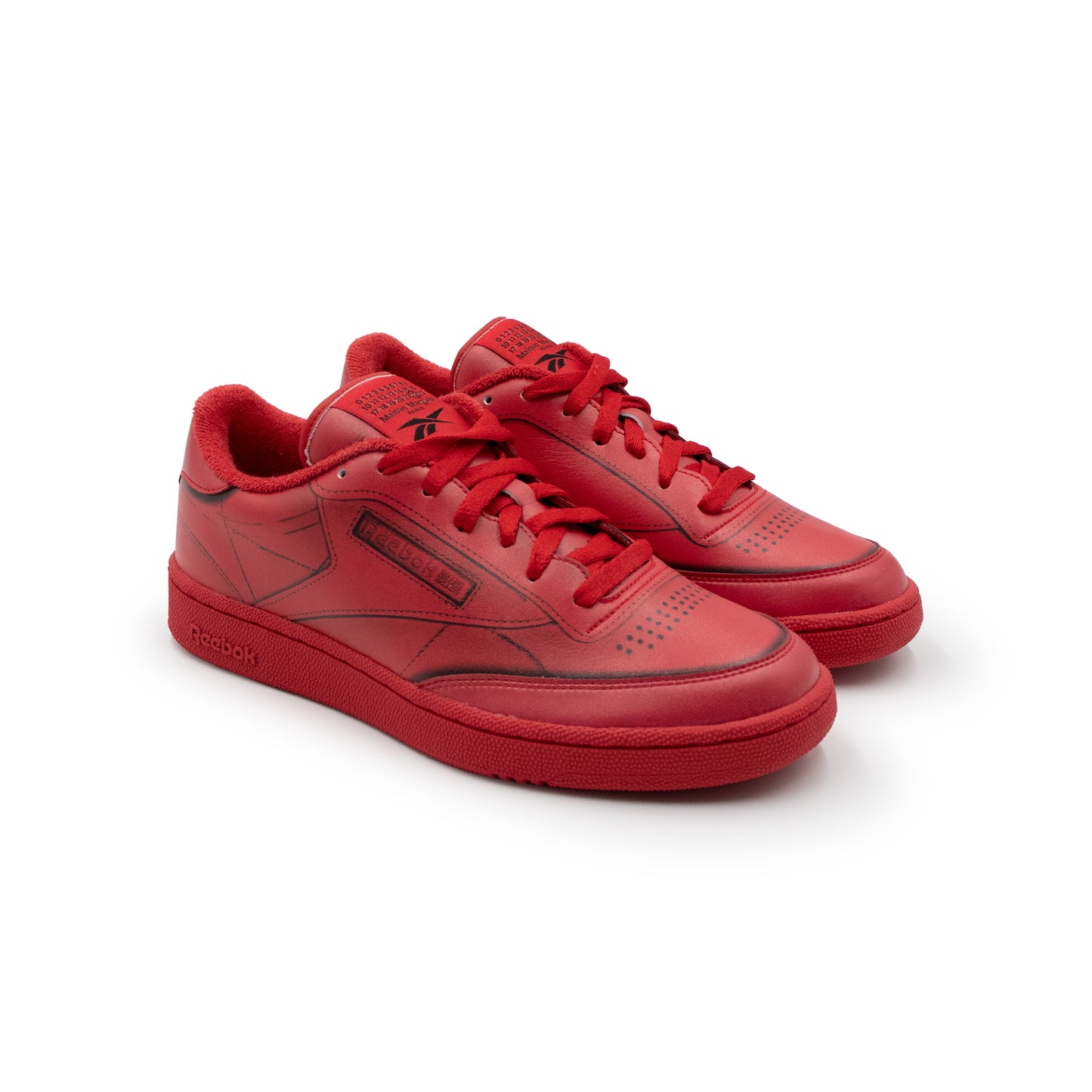 Reebok x Maison Margiela Project 0 CC Tl Sneaker in Red