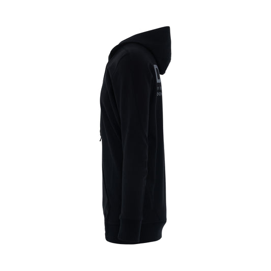 11 Don't Logo Mask Hoodie in Black