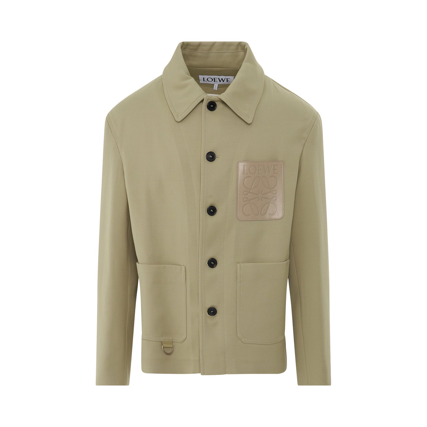 Colombo Workwear Wool Jacket in Stone Grey