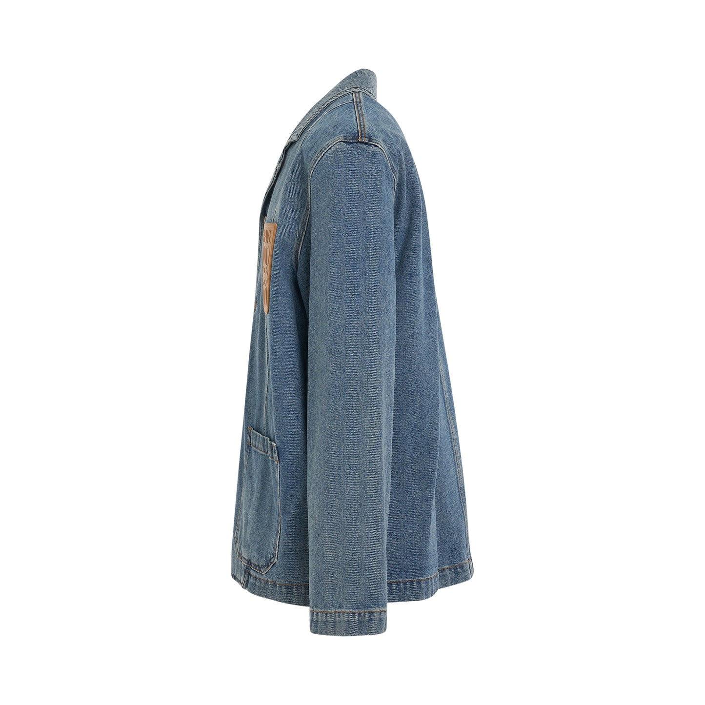 Anagram Workwear Jacket in Blue Jeans Chine