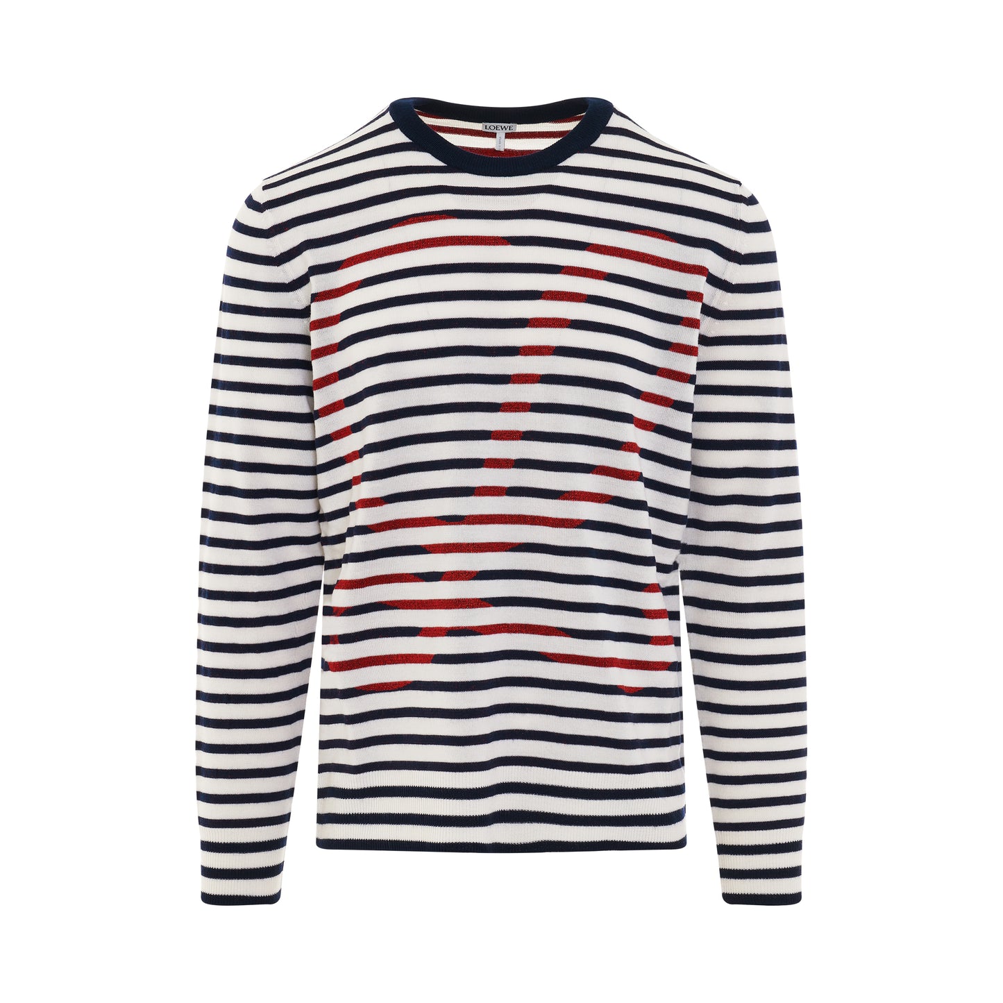Striped Sweater in Navy/White