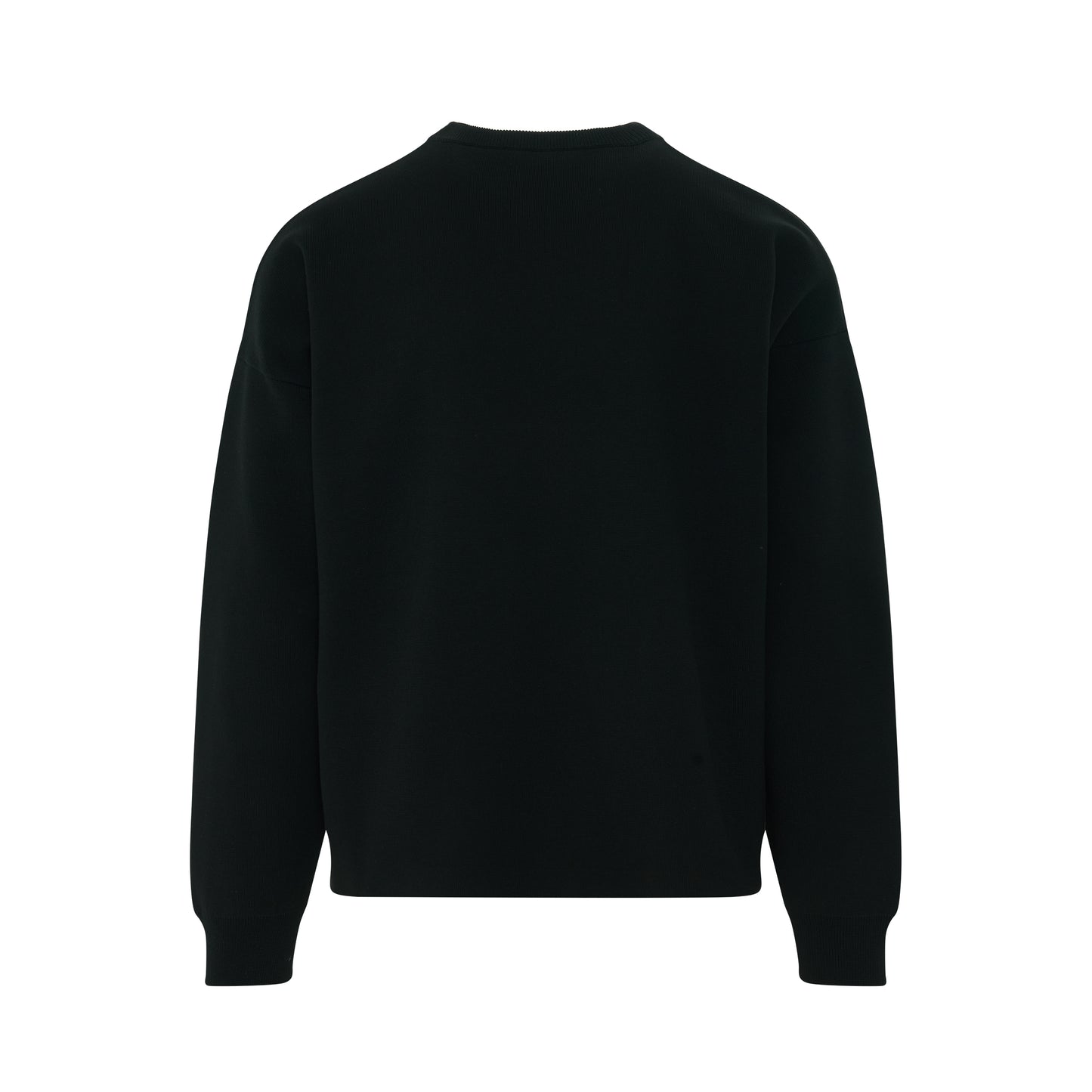 Anagram Pocket Sweater in Black