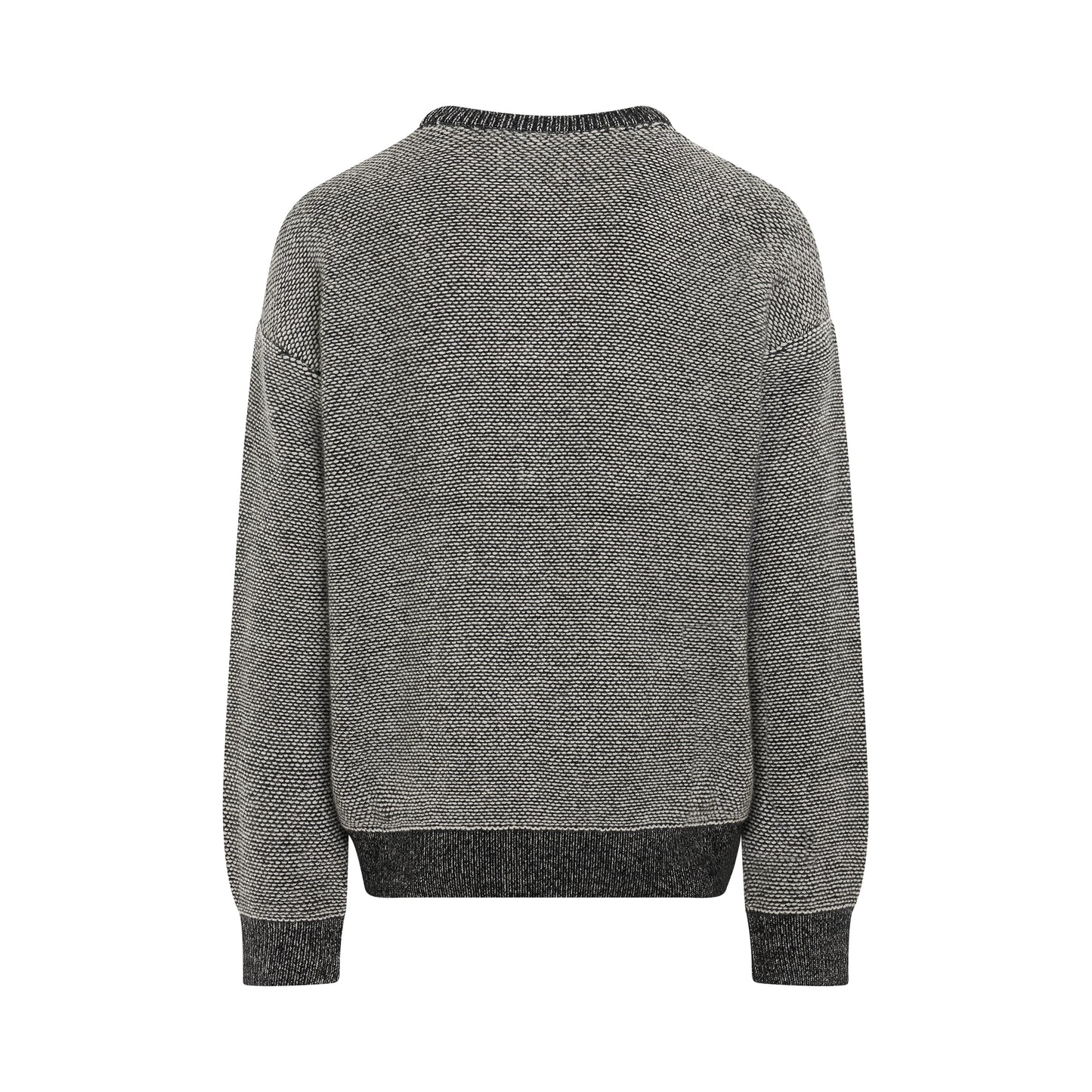 Anagram Wool Sweater in Black/White