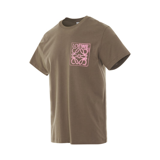 Anagram Fake Pocket T-Shirt in Warm Grey