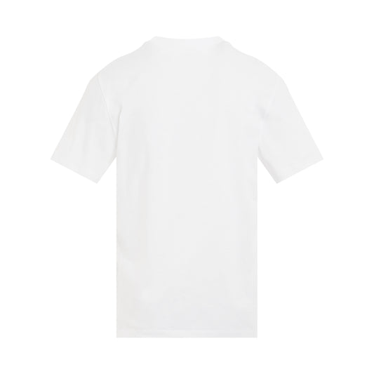 Debossed Anagram T-Shirt in White